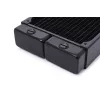 Radiator Alphacool 14442 messing koper roestvrijstaal zwart 144 mm