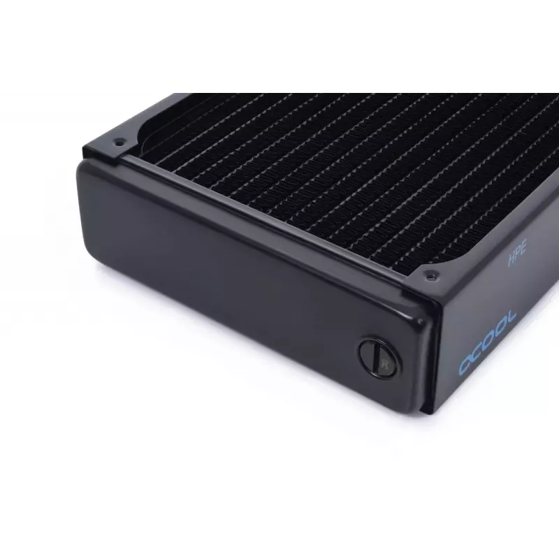 Radiator Alphacool 14442 messing koper roestvrijstaal zwart 144 mm