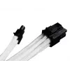SilverStone SST-PP07-PCIW verlengkabel van 8-pins PCIe naar 6+2-pins PCIe, 0,25 m, wit