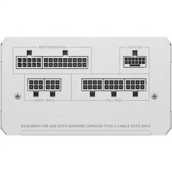CORSAIR voeding – RMe-serie RM850e – volledig modulair, stil, ATX – wit