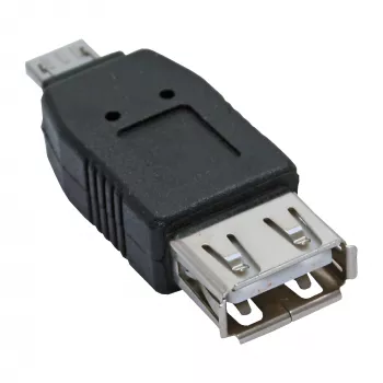 InLine Micro USB adapter Micro-A male naar USB Type A female 31600