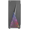 Aerocool DELTABKV1 ATX pc-behuizing RGB-front, volledig zijvenster, 12cm ventilator, zwart