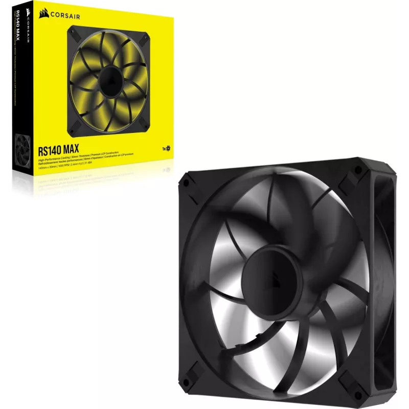 CORSAIR ventilator - Rs Series Rs140 Max 140mm enkele verpakking