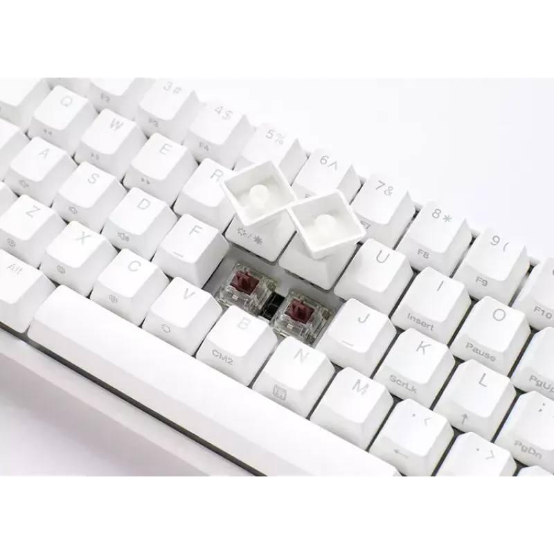 Ducky One 3 Mini Pure White toetsenbord gaming USB Duits 61 toetsen RGB LED