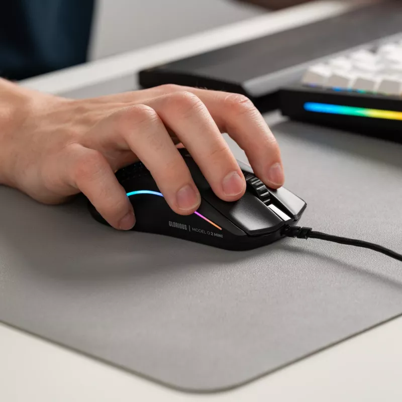 Gaming-muis Glorious Gaming Model O 2 Mini Gaming-muis RGB zwart