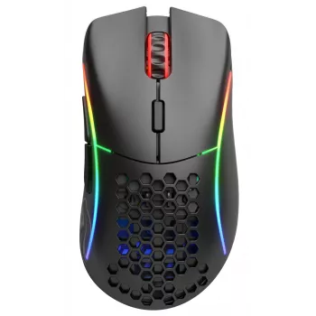 Glorious Gaming Glorious Model D Wireless – matzwart, rechtshandig, RF Wireless, 19000 DPI, zwart