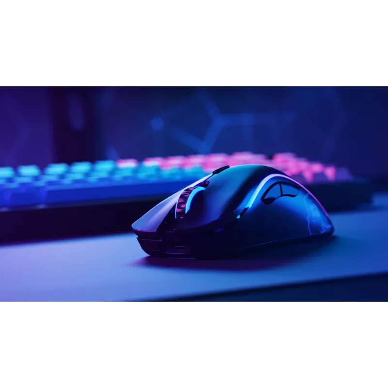Glorious Gaming Glorious Model D Wireless – matzwart, rechtshandig, RF Wireless, 19000 DPI, zwart