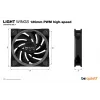 be quiet! Light Wings 120mm ARGB PWM High Speed ventilator zwart