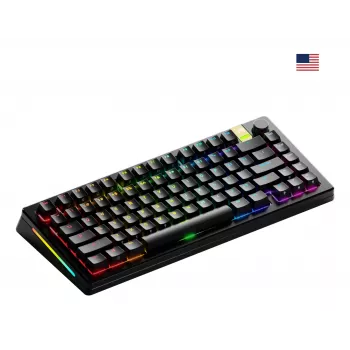 Mechanisch gaming-toetsenbord GLORIOUS GMMK 3 PRO HE 75% draadloos RF + Bluetooth, RGB, US QWERTY, zwart
