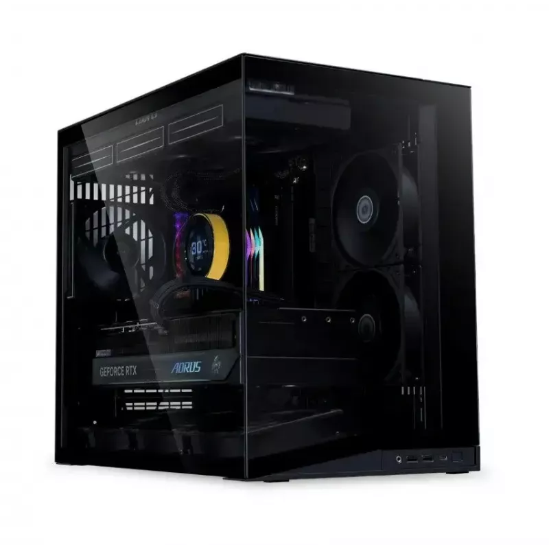 Computerbehuizing Lian Li pc-behuizing O11 Dynamic Mini V2 Flow zwart