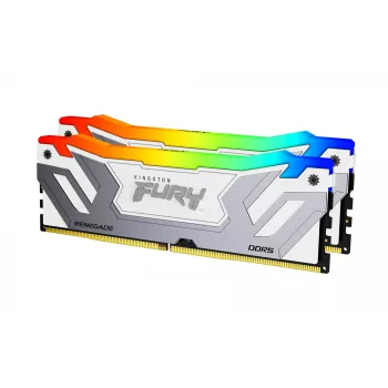 Kingston Technology FURY 48 GB 8400 MT/s DDR5 CL40 CUDIMM (kit met 2 stuks) Renegade RGB White XMP