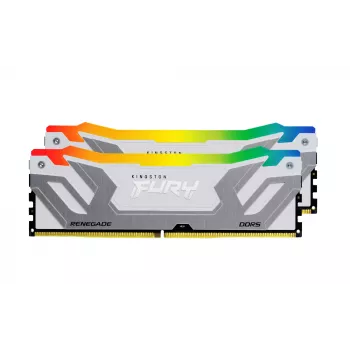Kingston Technology FURY 48 GB 8400 MT/s DDR5 CL40 CUDIMM (kit met 2 stuks) Renegade RGB White XMP
