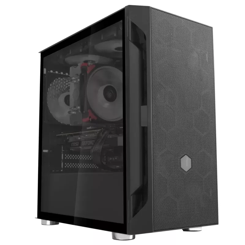 PC-behuizing Silverstone FARA H1M Micro Tower zwart