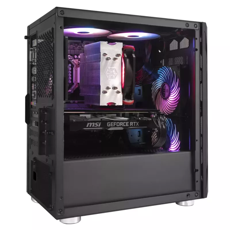 PC-behuizing Silverstone FARA H1M Micro Tower zwart