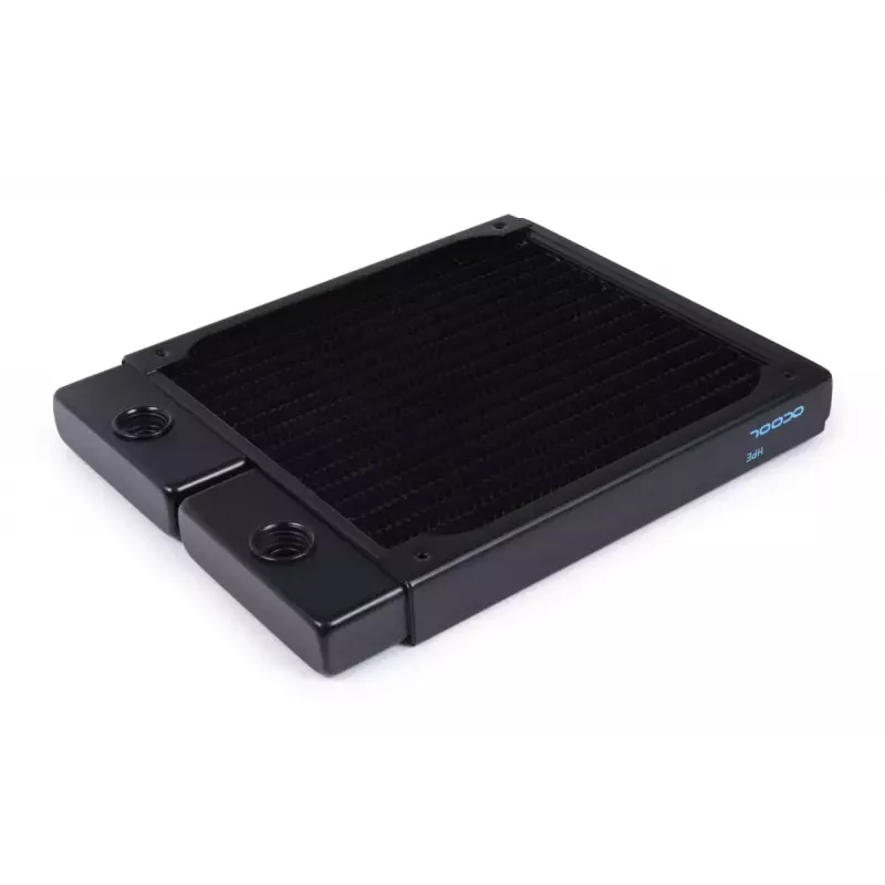 Radiator Alphacool 14443 messing koper roestvrij staal zwart 140 mm