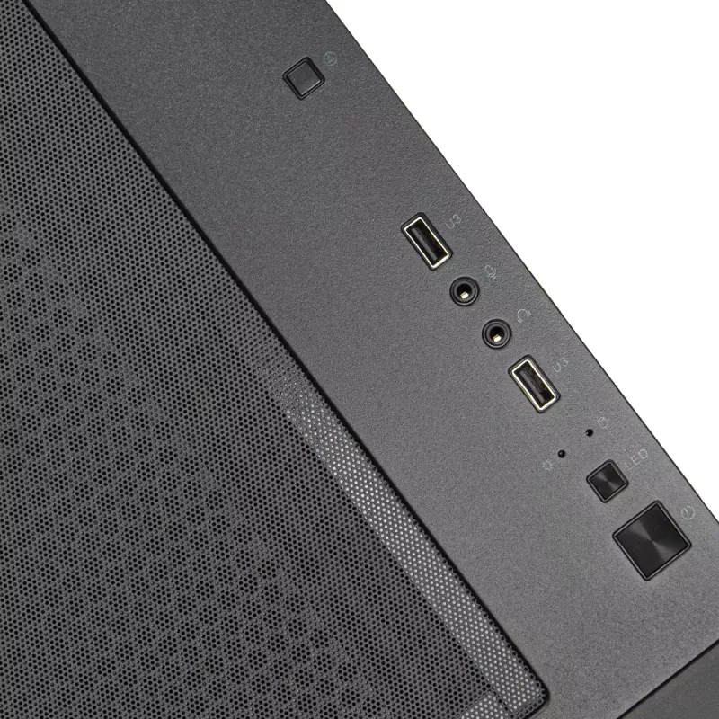 PC-behuizing Silverstone FARA 312Z Midi Tower zwart