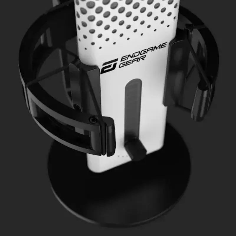 Pc-microfoon Endgame Gear XSTRM — bedraad USB, gevoeligheid -36 dB, 20–20000 Hz, touch-bediening, 2 m kabel, zwart/wit