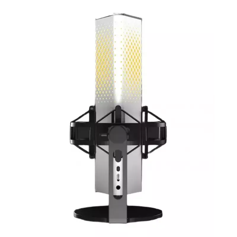 Pc-microfoon Endgame Gear XSTRM — bedraad USB, gevoeligheid -36 dB, 20–20000 Hz, touch-bediening, 2 m kabel, zwart/wit