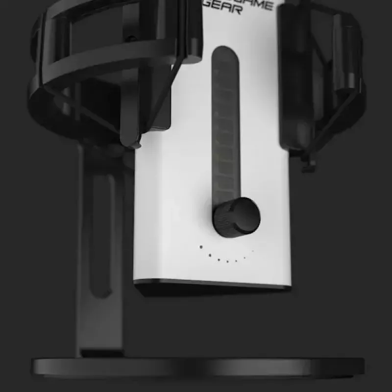 Pc-microfoon Endgame Gear XSTRM — bedraad USB, gevoeligheid -36 dB, 20–20000 Hz, touch-bediening, 2 m kabel, zwart/wit