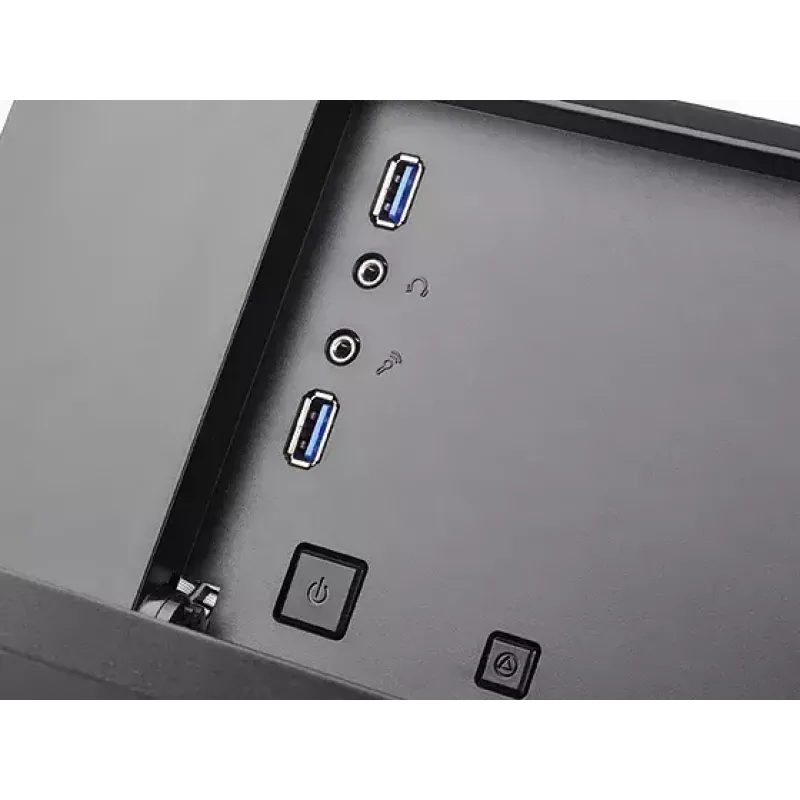 PC-behuizing Silverstone GD10 HTPC zwart