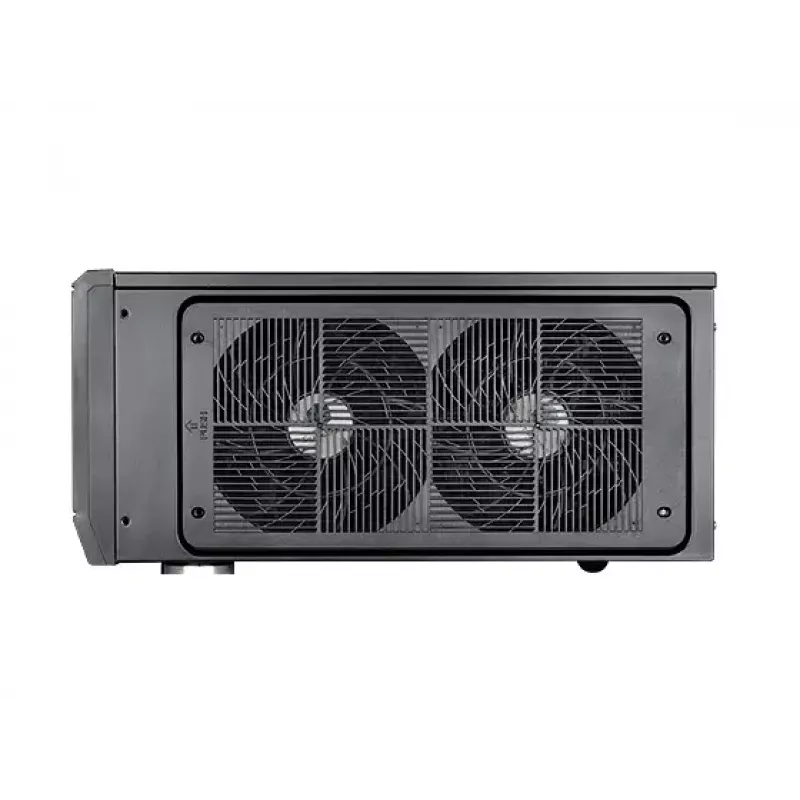 PC-behuizing Silverstone GD10 HTPC zwart