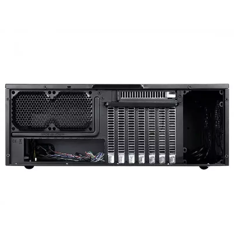 PC-behuizing Silverstone GD10 HTPC zwart