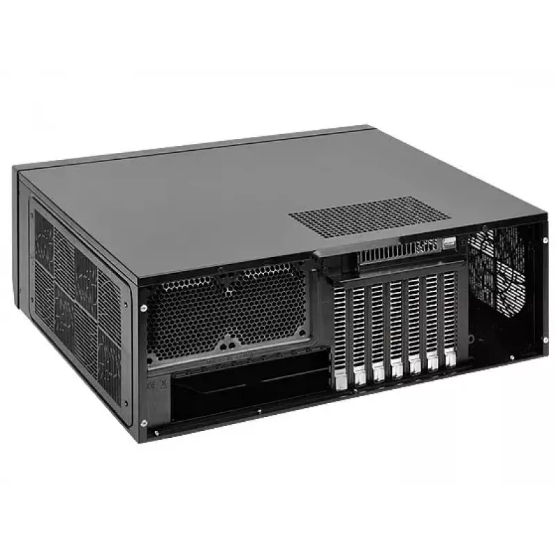 PC-behuizing Silverstone GD10 HTPC zwart