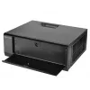 PC-behuizing Silverstone GD10 HTPC zwart