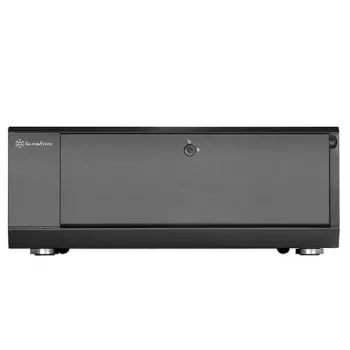 PC-behuizing Silverstone GD10 HTPC zwart