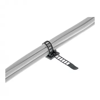 Verstelbare kabelklem InLine 59969F 94mm zwart 10 stuks