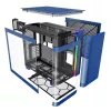 PC-behuizing Montech KING 95 Midi Tower blauw