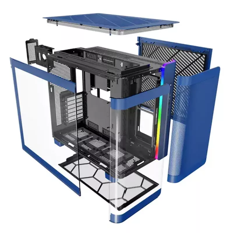 PC-behuizing Montech KING 95 Midi Tower blauw