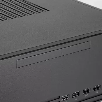 SilverStone MILO 11 SST-ML11B slanke Micro-ATX Desktop-PC-behuizing