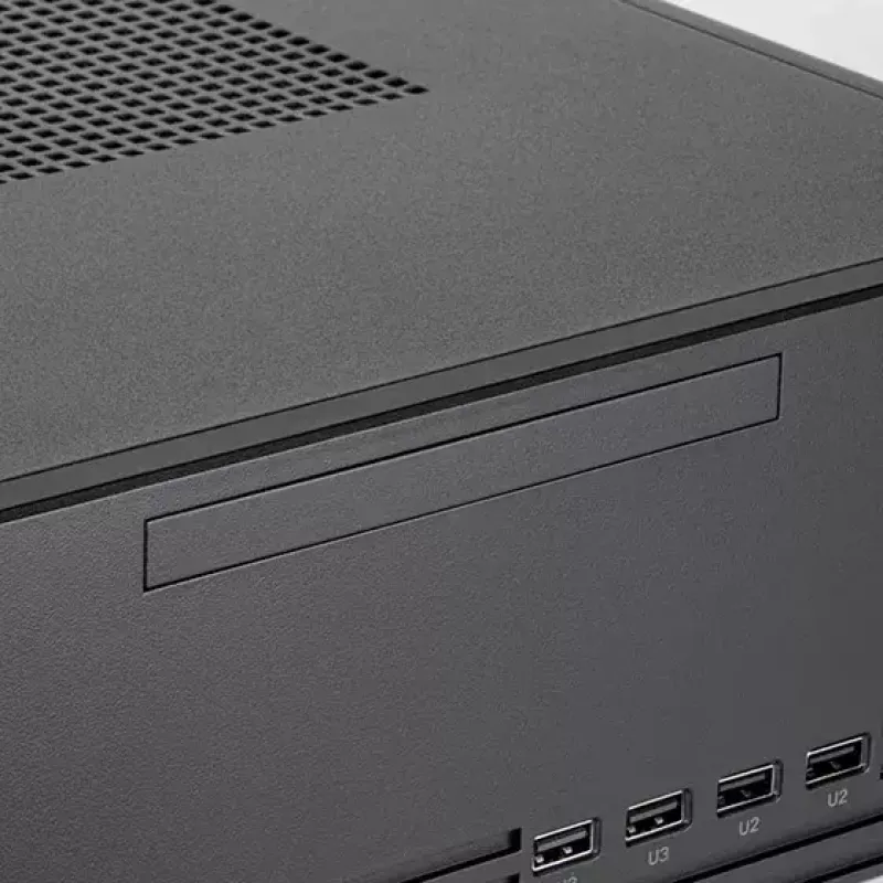 SilverStone MILO 11 SST-ML11B slanke Micro-ATX Desktop-PC-behuizing