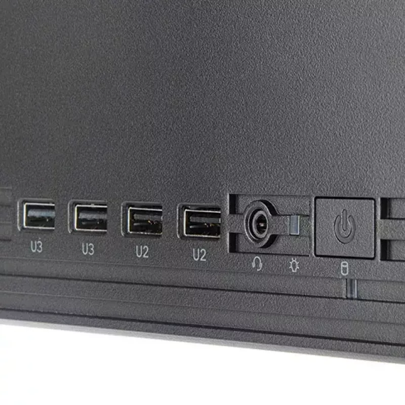 SilverStone MILO 11 SST-ML11B slanke Micro-ATX Desktop-PC-behuizing