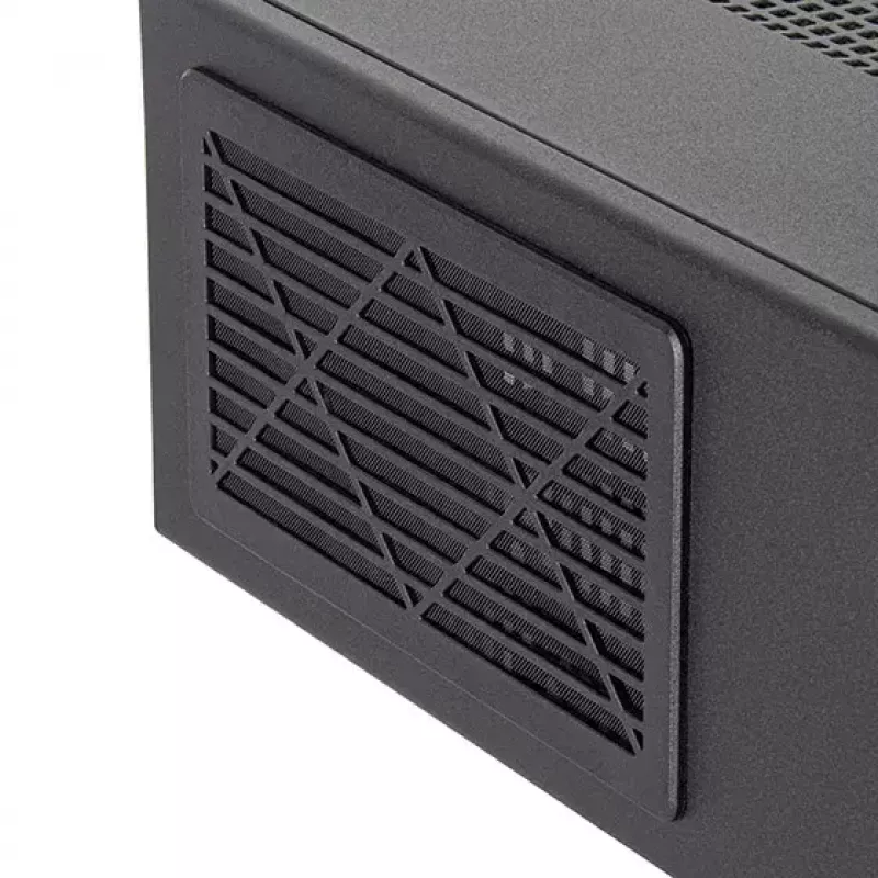 SilverStone MILO 11 SST-ML11B slanke Micro-ATX Desktop-PC-behuizing