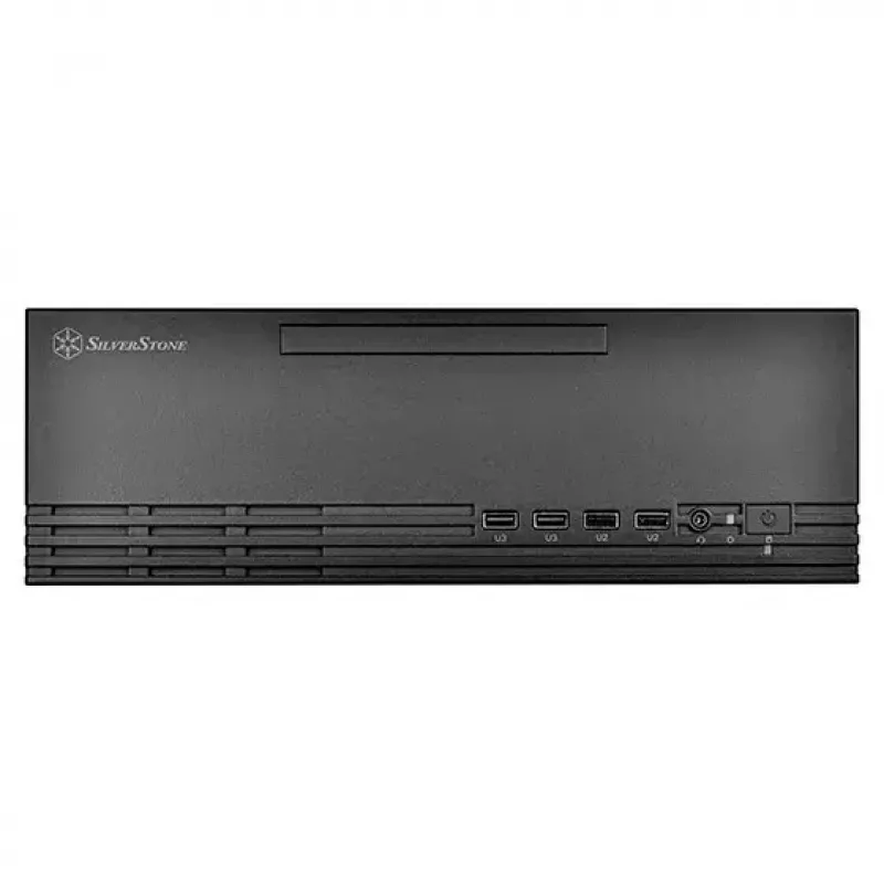 SilverStone MILO 11 SST-ML11B slanke Micro-ATX Desktop-PC-behuizing