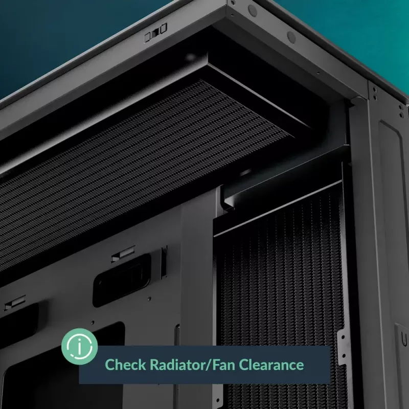 ARCTIC Xtender VG (Black) Premium E-ATX pc-behuizing met verticale GPU-montage