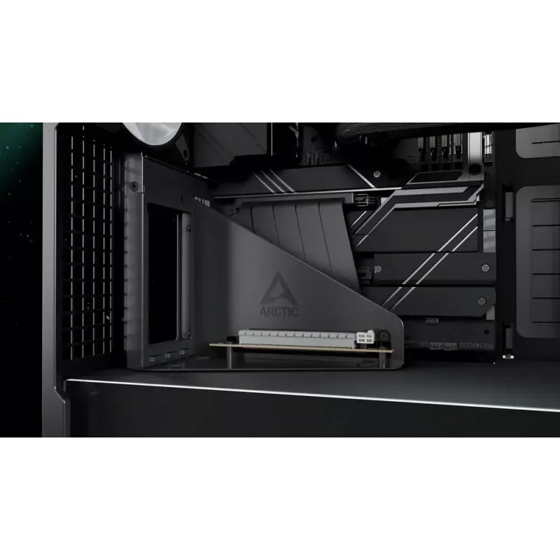 ARCTIC Xtender VG (Black) Premium E-ATX pc-behuizing met verticale GPU-montage
