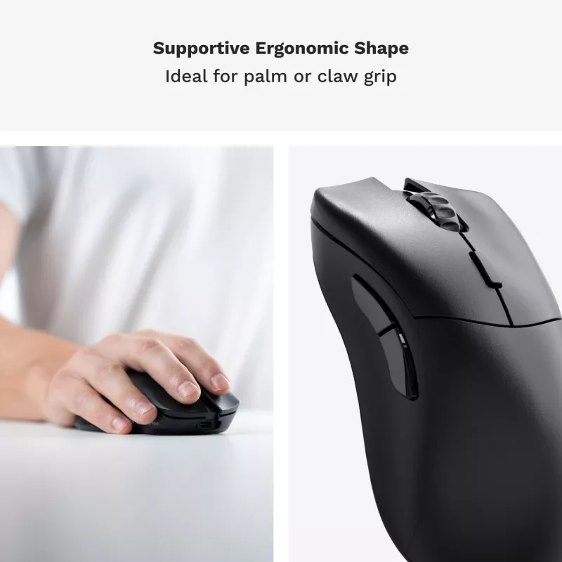 Glorious Gaming Glorious Model D 2 PRO Wireless - 1K Polling - zwart