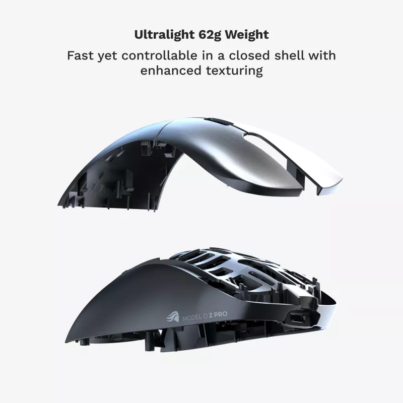 Glorious Gaming Glorious Model D 2 PRO Wireless - 1K Polling - zwart
