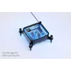 Waterblok Alphacool Core 1 LT Aurora acryl koper nikkel zwart transparant