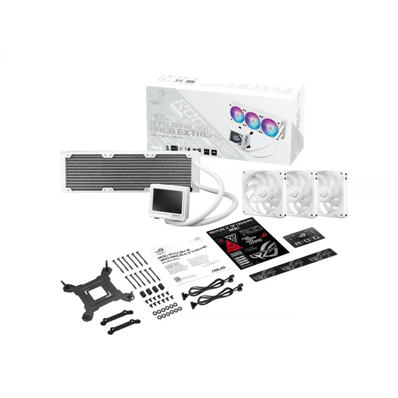 ASUS ROG RYUJIN III 360 ARGB EXTREME WHT processor all-in-one-vloeistofkoeler 12 cm wit 1 stuk