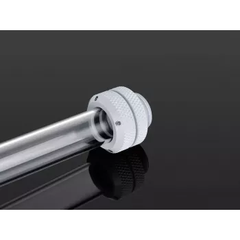 BitsPower BP-DWEML messing fitting voor waterkoeling, witte uitvoering, 1/4-inch schroefdraad