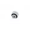 BitsPower BP-DWEML messing fitting voor waterkoeling, witte uitvoering, 1/4-inch schroefdraad