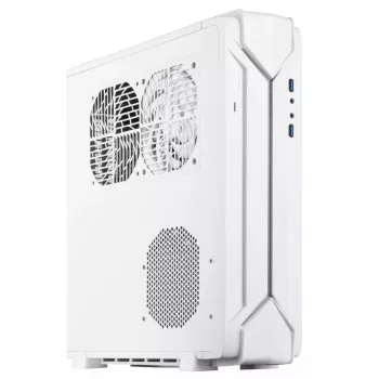PC-behuizing Silverstone RVZ03-ARGB desktop wit