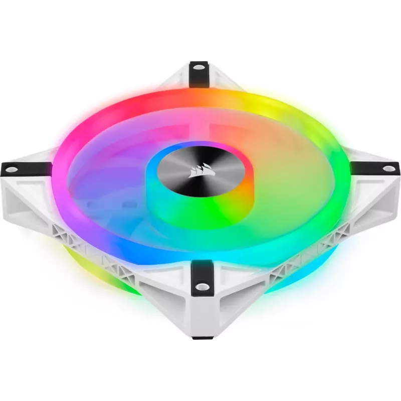 CORSAIR LED-ventilator - QL-serie wit QL140 RGB 140mm RGB enkele verpakking