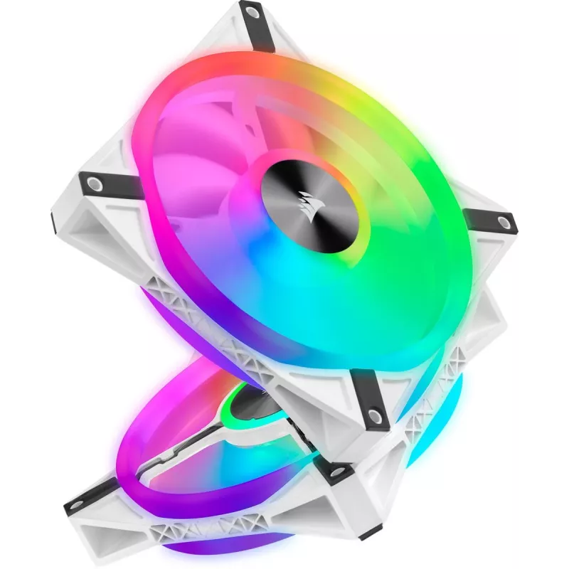 CORSAIR LED-ventilator - QL-serie wit QL140 RGB 140mm RGB enkele verpakking
