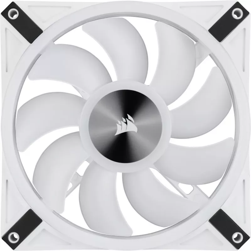 CORSAIR LED-ventilator - QL-serie wit QL140 RGB 140mm RGB enkele verpakking