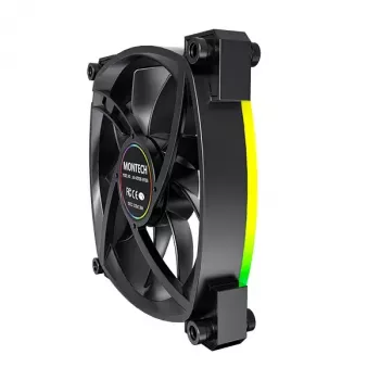Ventilatormodule Montech AX120 PWM 120mm 12V zwart 3-pin 4-pin